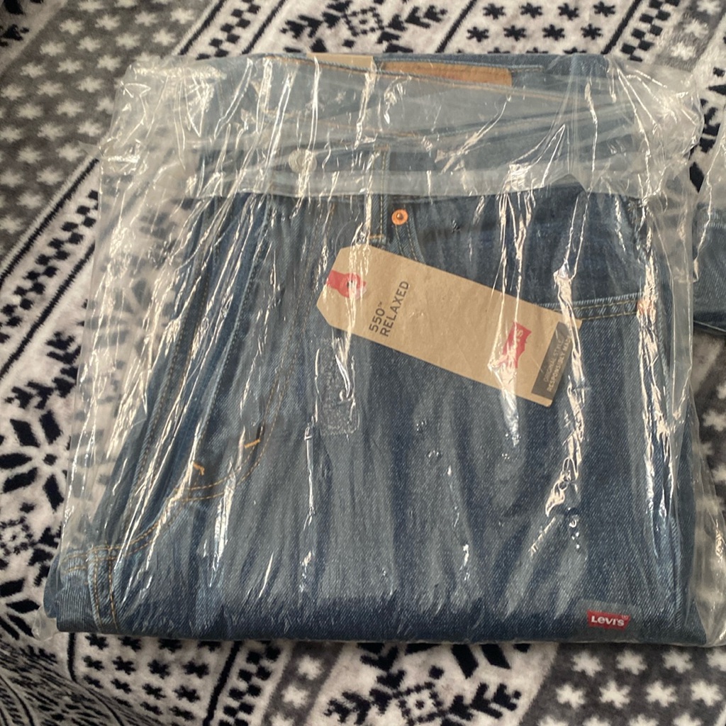 Brand New With Tags Packaging Mens Levis 550 Relax Waste 31 Length 30